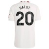 Manchester United Dalot 20 Tredjedrakt 2023-24 Kortermet
